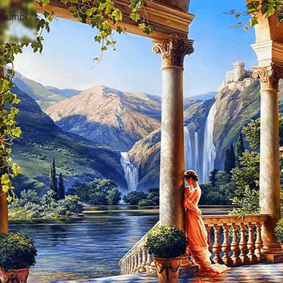 Landscape Goddess Paint by Numbers Kit - DIY Art