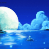 Paint by Numbers Kit Little Girl Moonlight Scenery