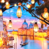 Night View Scenery Paint by Numbers Kit