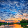 Paint by Numbers Kit Sunset River Scenery