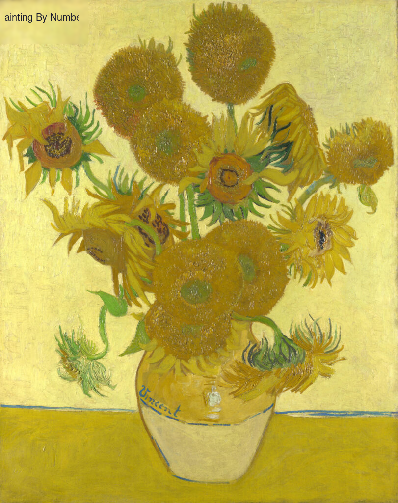 Sunflowers by Van Gogh - Paint by Numbers Kit