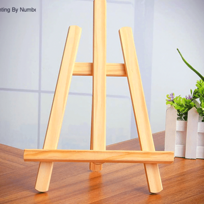 Tabletop Diy Wood Easel 21x28cm Stand Display Holder Paint by Numbers Kit - DIY Art